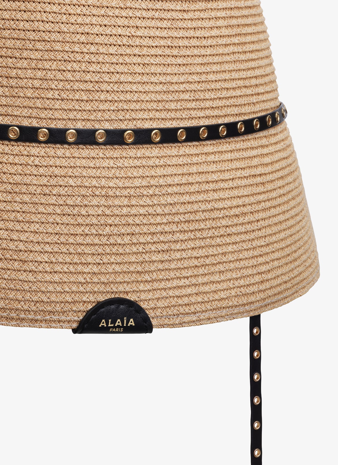 HAT IN PAPER STRAW ALAÏA NATURAL  HAT IN PAPER STRAW